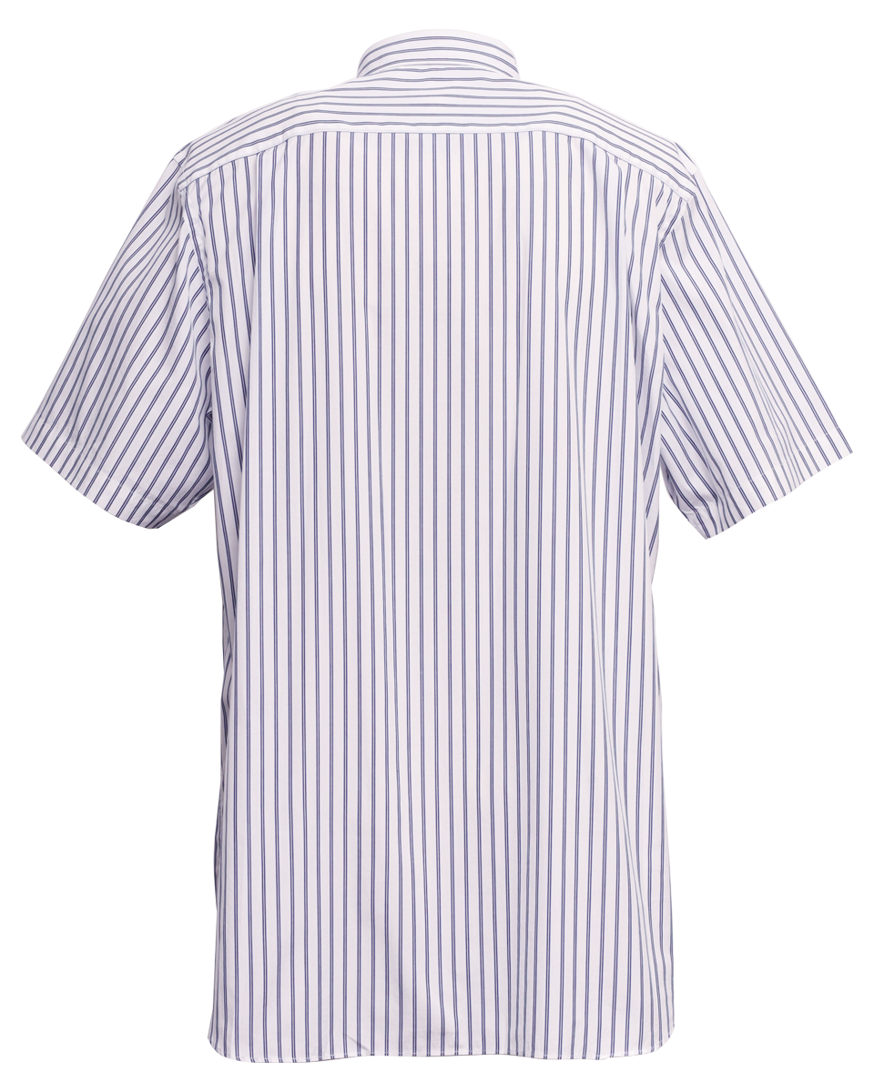 CDG CLASSIC SHIRT WITH SHORT SLEEVE / BLUE STRIPE | CDG - COMME