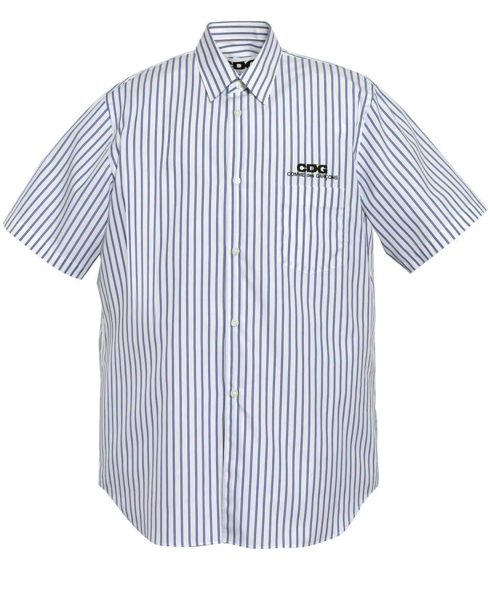 SHORT SLEEVE STRIPED SHIRT | CDG - COMME des GARÇONS SHORT SLEEVE STRIPED SHIRT | CDG - COMME des GARÇONS