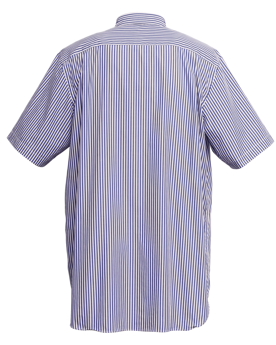 CDG CLASSIC SHIRT WITH SHORT SLEEVE / BLUE STRIPE | CDG - COMME