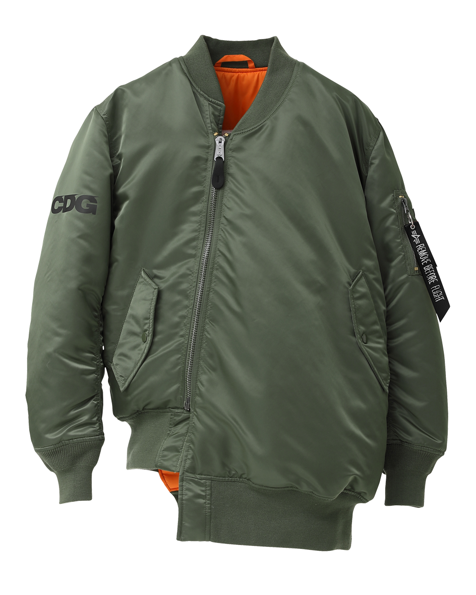 コムデギャルソン×アルファ社 MA-1 ALPHA BIAS MA-1 JACKET | CDG - COMME des GARÇONS