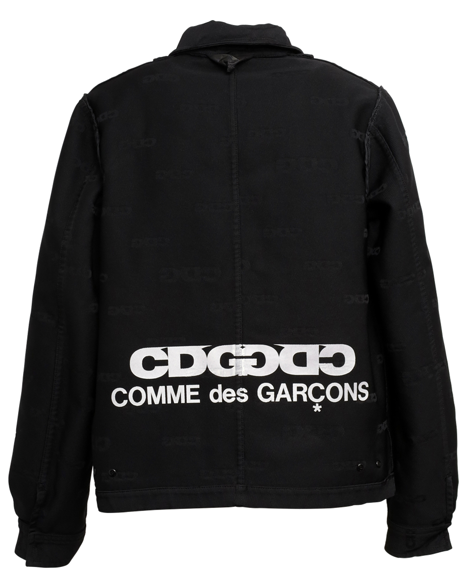CDG POLYESTER JACQUARD GARMENT TREATED CLASSIC BLOUSON | CDG CDG POLYESTER JACQUARD GARMENT TREATED CLASSIC BLOUSON | CDG
