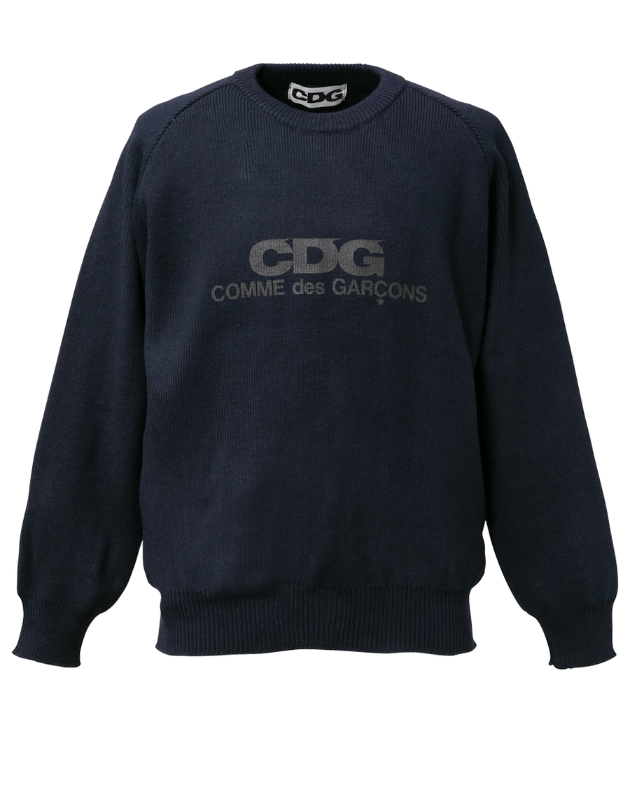 ROUND NECK SCHOOL PULLOVER | CDG - COMME des GARÇONS ROUND NECK SCHOOL PULLOVER | CDG - COMME des GARÇONS