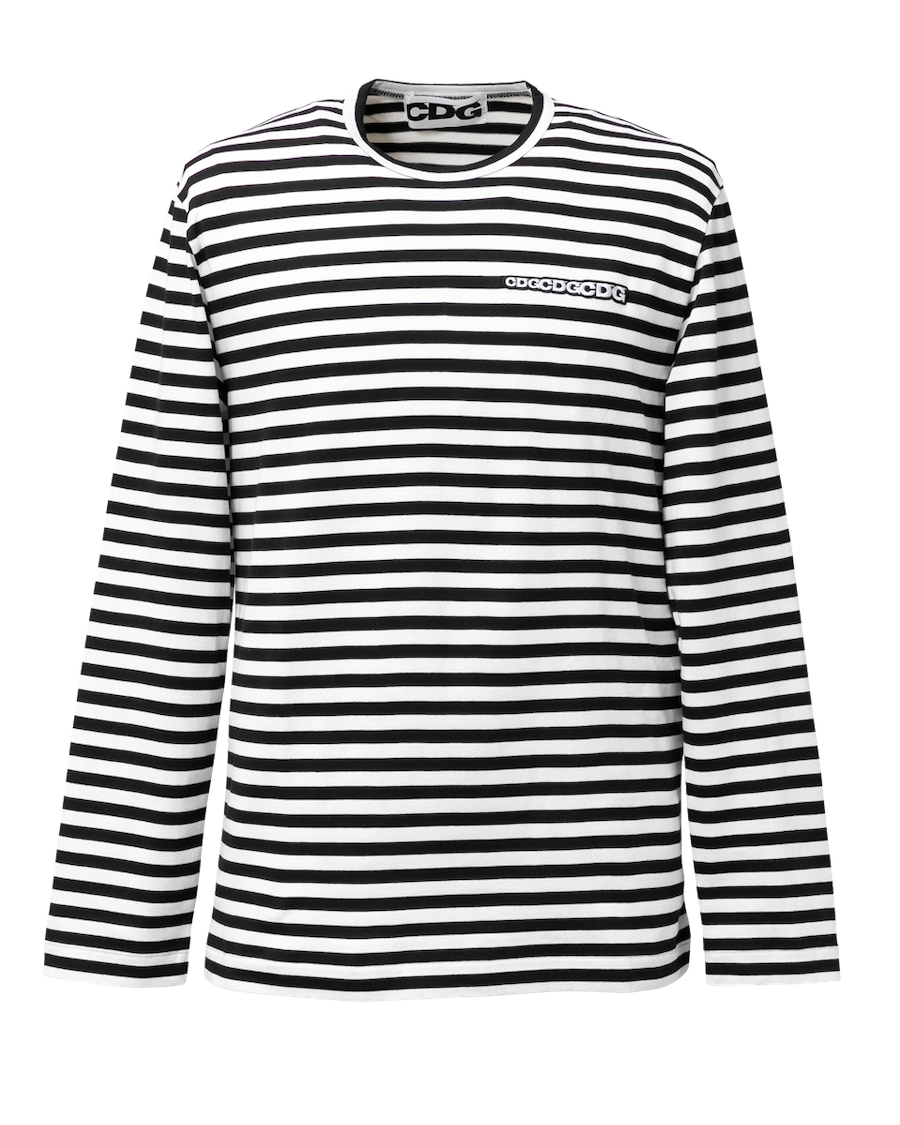 CDG CLASSIC BORDER T-SHIRT / CDG EMBLEM | CDG - COMME des GARÇONS CDG CLASSIC BORDER T-SHIRT / CDG EMBLEM | CDG - COMME des GARÇONS