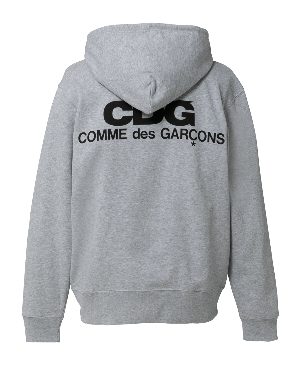 CDG CLASSIC HOODED SWEATSHIRT WITH ZIP | CDG - COMME des GARÇONS CDG CLASSIC HOODED SWEATSHIRT WITH ZIP | CDG - COMME des GARÇONS