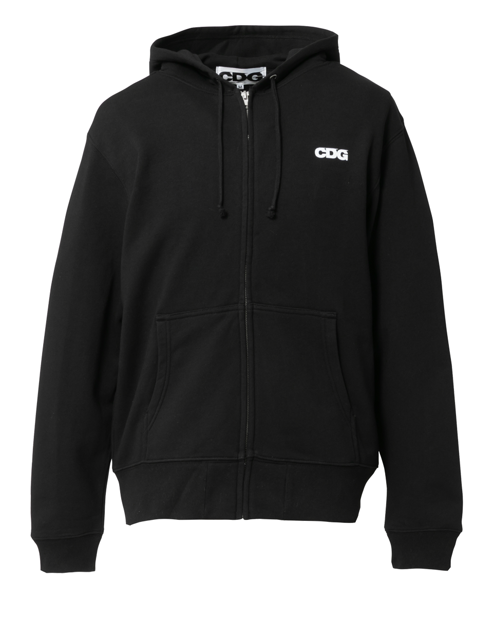 FULL ZIP HOODED SWEATSHIRT | CDG - COMME des GARÇONS FULL ZIP HOODED SWEATSHIRT | CDG - COMME des GARÇONS