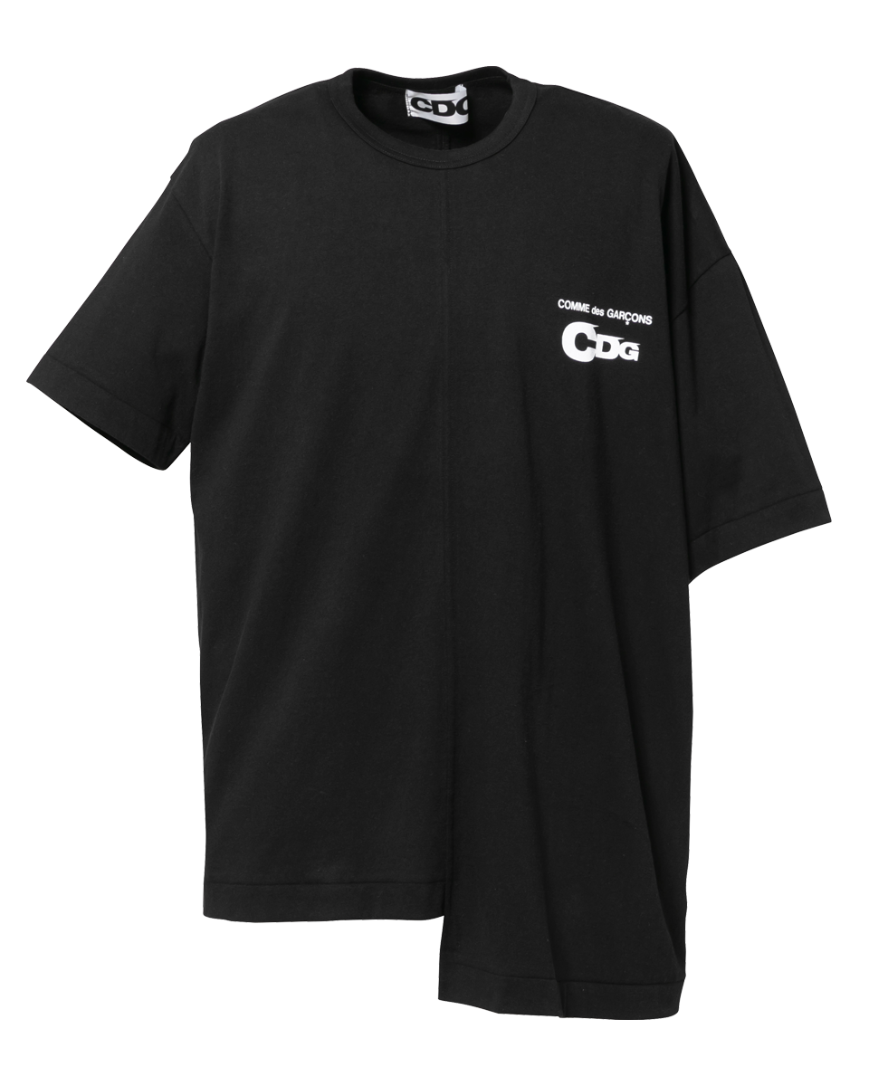 ASYMMETRIC SPLIT T-SHIRT | CDG - COMME des GARÇONS ASYMMETRIC SPLIT T-SHIRT | CDG - COMME des GARÇONS
