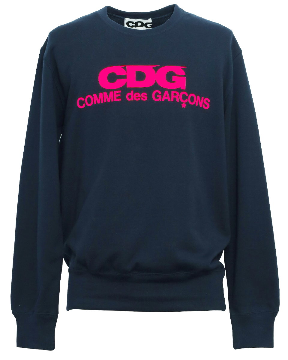 CDG CREW NECK SWEATSHIRT スウェット CDG CLASSIC CREW NECK SWEATSHIRT / PINK LOGO | CDG - COMME des
