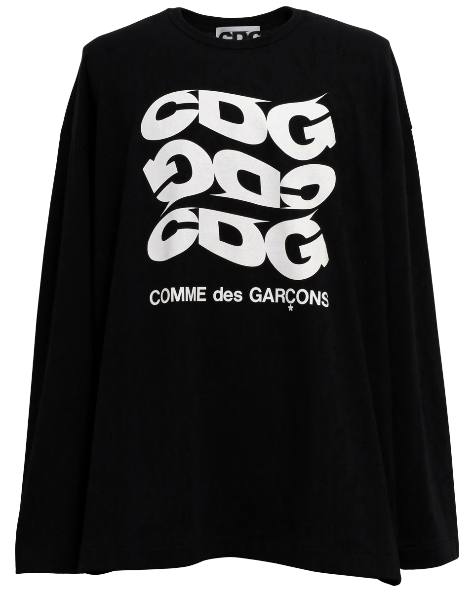 COMME des GARÇONS グラフィティ長袖Tシャツ XS CDG OVERSIZED LONG SLEEVED T-SHIRT2 / CDG COMME des GARÇONS | CDG