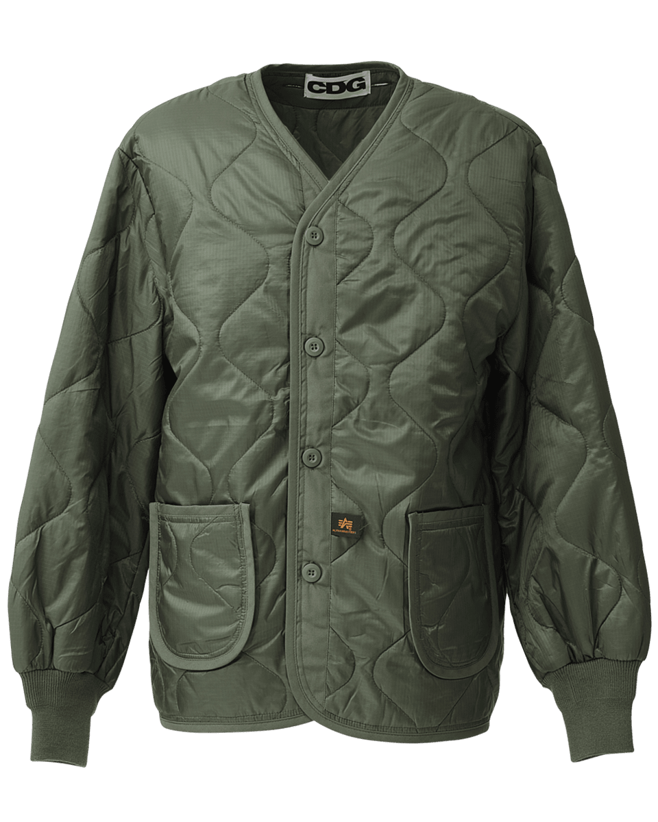 CDG x ALPHA LINER JACKET Lサイズ ブラック 22AW ALPHA LINER JACKET - CDG (COMME des GARCONS - コムデギャルソン)