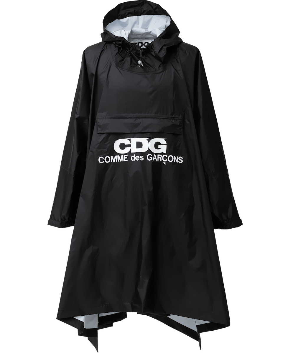 COMME des GARÇONS ブラックポンチョ PONCHO - CDG (COMME des GARCONS - コムデギャルソン)