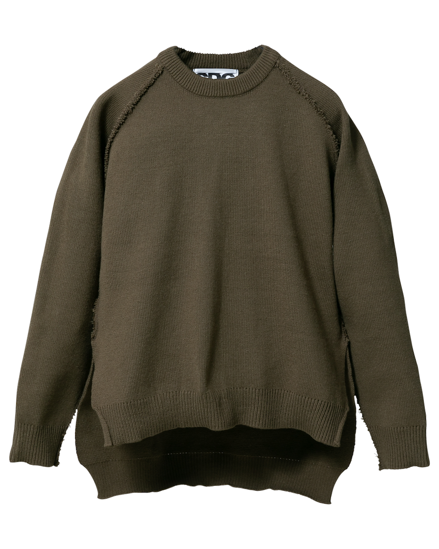 OUTSIDE SEAM LONG BACK PULLOVER | CDG - COMME des GARÇONS OUTSIDE SEAM LONG BACK PULLOVER | CDG - COMME des GARÇONS