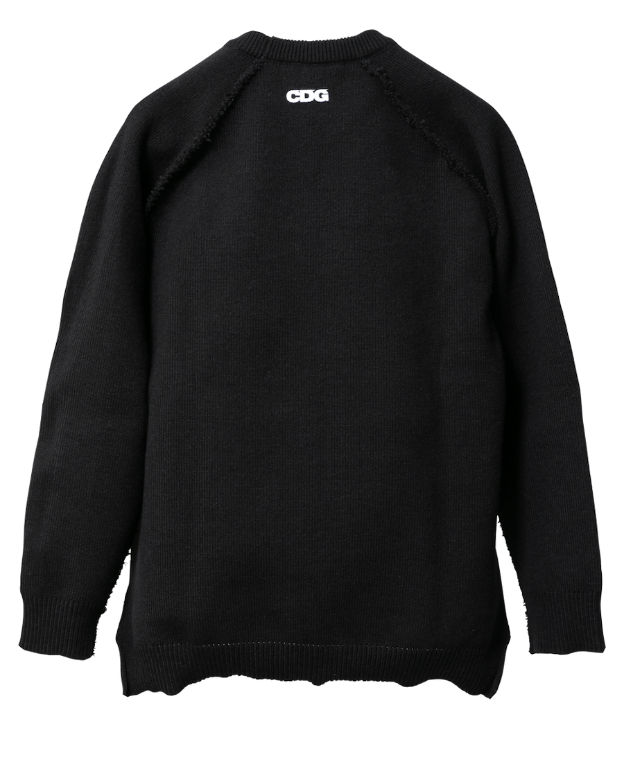 CDG カーディガン-アウトサイドシームロングバック CDG COMME des CDG カーディガン-アウトサイドシームロングバック CDG COMME des