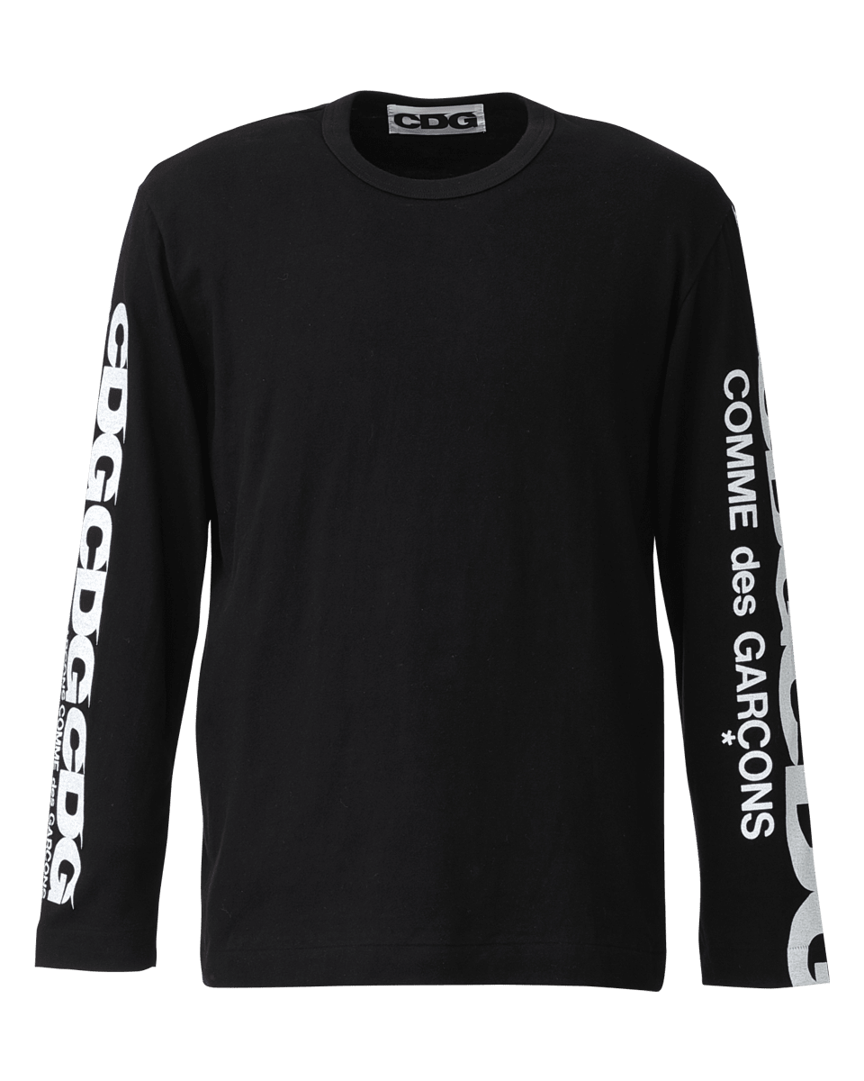 Cdg black long sleeve online