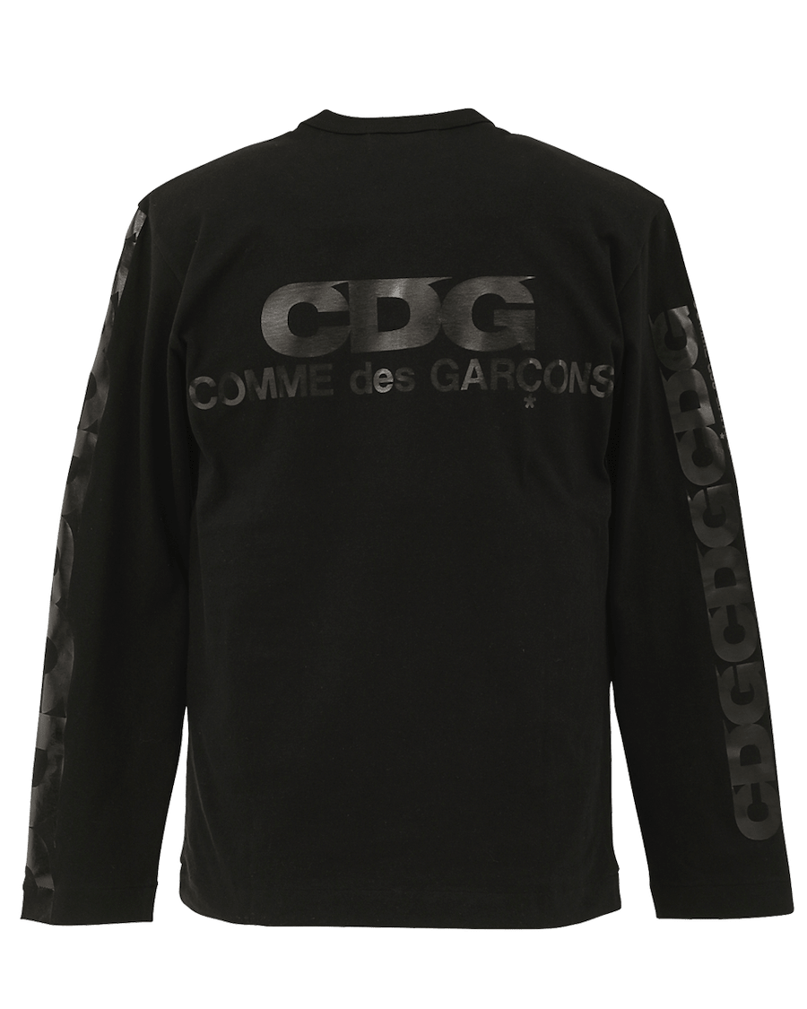 LONG SLEEVE T-SHIRT MONOCHROME - CDG (COMME des GARCONS LONG SLEEVE T-SHIRT MONOCHROME - CDG (COMME des GARCONS