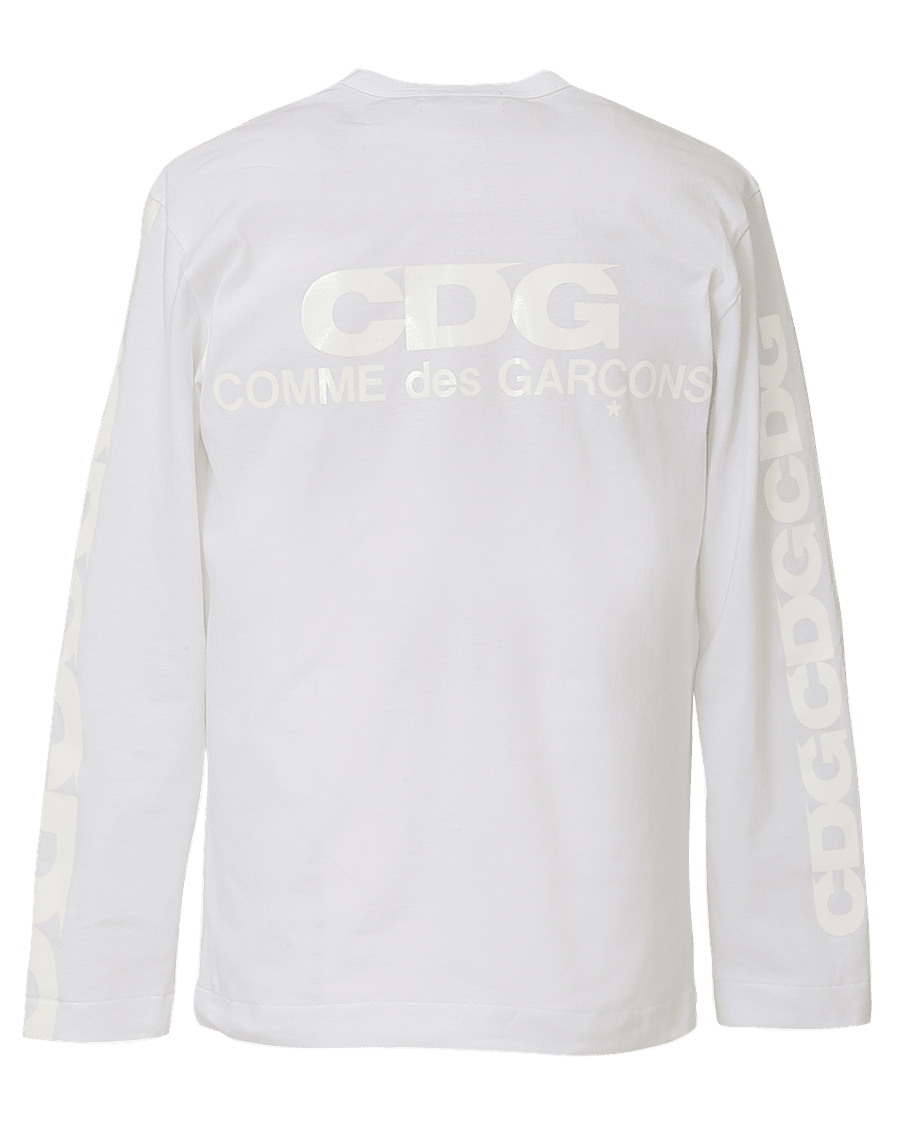 LONG SLEEVE T-SHIRT MONOCHROME - CDG (COMME des GARCONS LONG SLEEVE T-SHIRT MONOCHROME - CDG (COMME des GARCONS