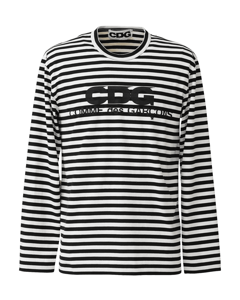 コムデギャルソンCDG ボーダーロングスリーブサカナクション ロンTシュプリーム LONG SLEEVE T-SHIRT | CDG - COMME des GARÇONS