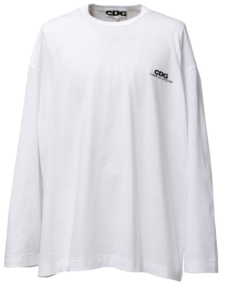 OVERSIZED LONG SLEEVE T-SHIRT SMALL LOGO OVERSIZED LONG SLEEVE T-SHIRT SMALL LOGO