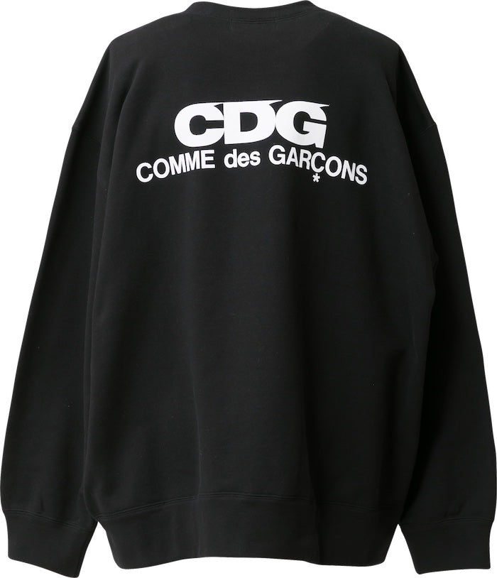 大人気◆完売続出!! コムデギャルソン CDGロゴ限定スウェット◆ コムデギャルソン限定 CDG スタッフロゴ スウェット-通常丈